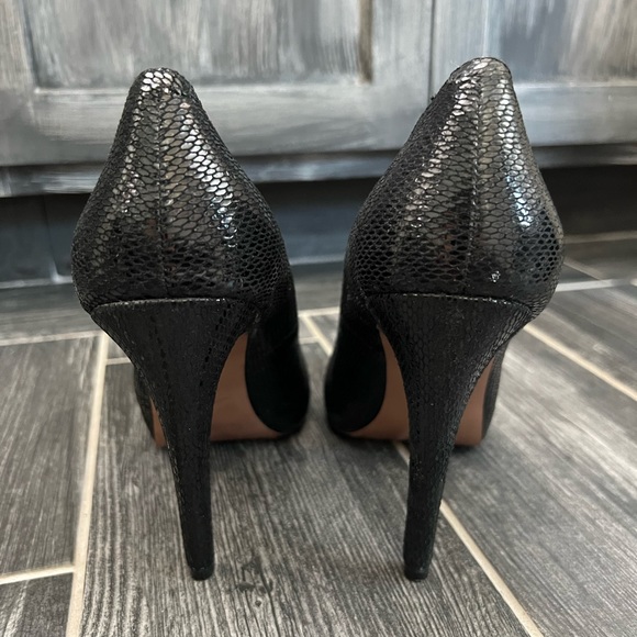 BCBGeneration Black Leather Heels - Picture 5 of 9